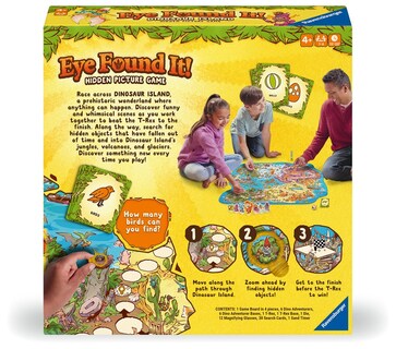 Foto 3 | Juego De Mesa Ravensburger Dinosaur Island Eye Found It! - Venta Internacional.