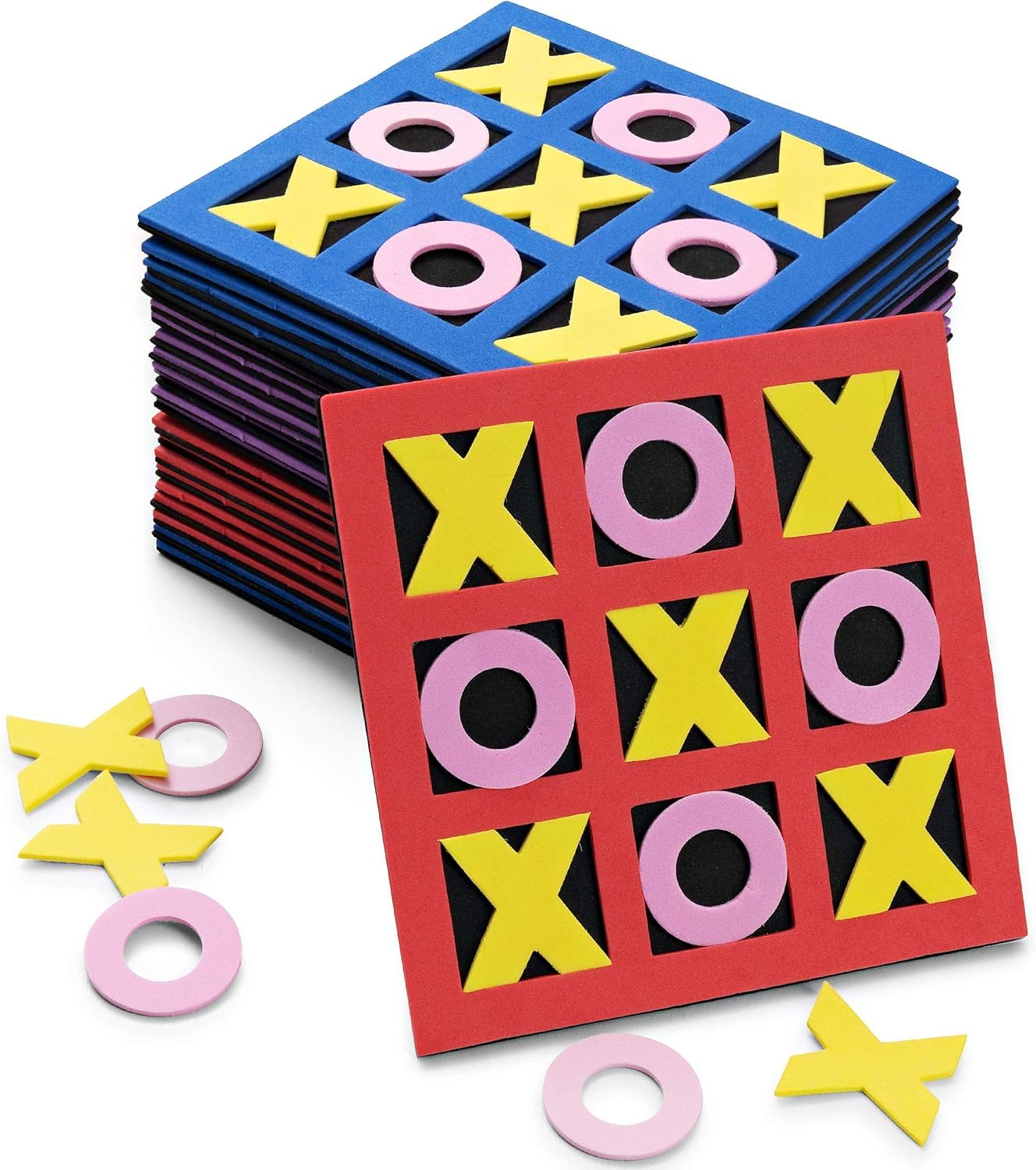 Foto 3 | Minijuego De Mesa Bedwina Tic Tac Toe Foam 5x5 Para Niños (120) - Venta Internacional.