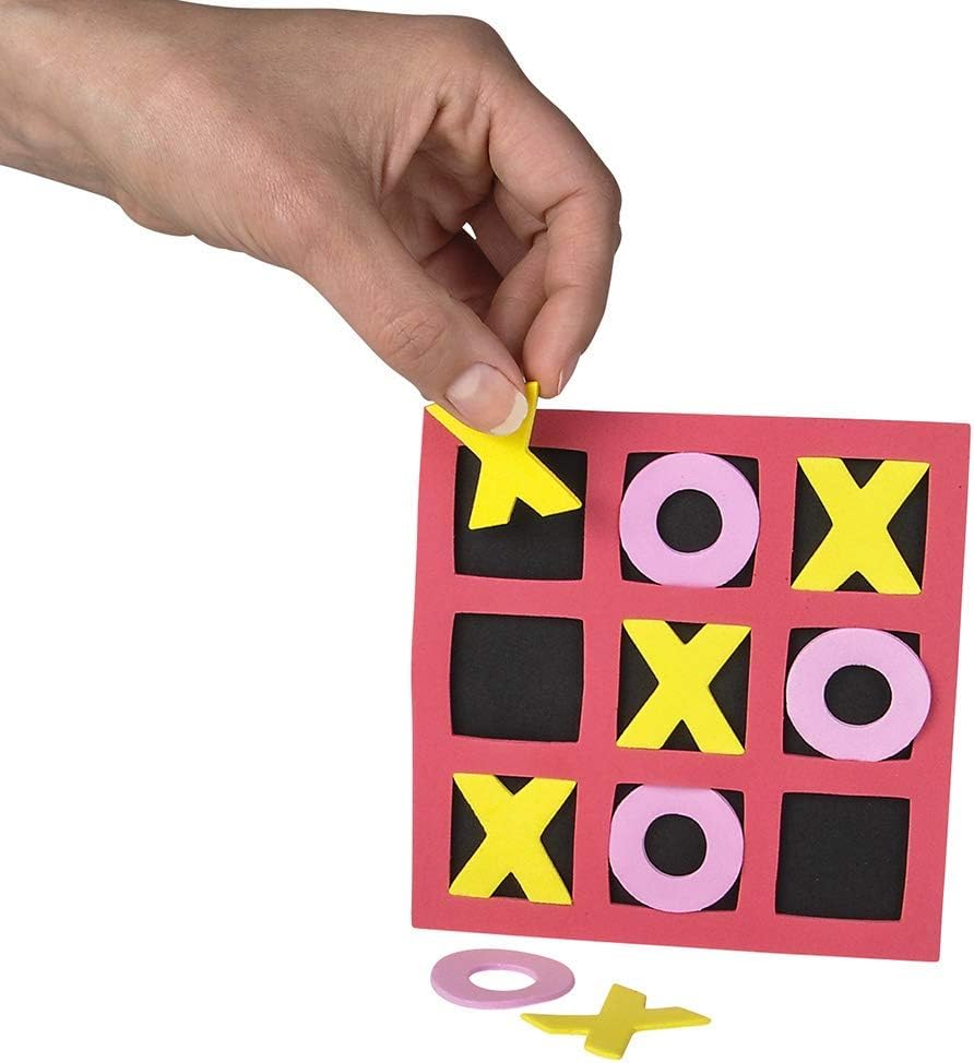 Foto 6 pulgar | Minijuego De Mesa Bedwina Tic Tac Toe Foam 5x5 Para Niños (120) - Venta Internacional.
