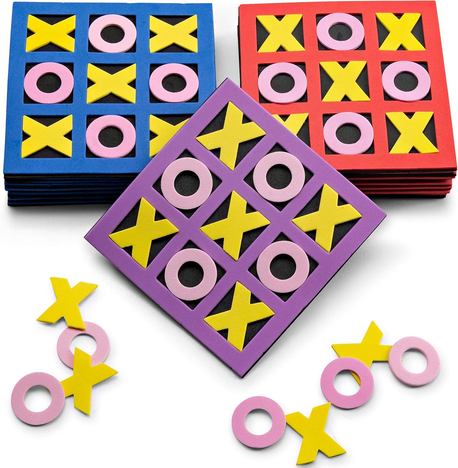 Foto 6 | Minijuego De Mesa Bedwina Tic Tac Toe Foam 5x5 Para Niños (120) - Venta Internacional.