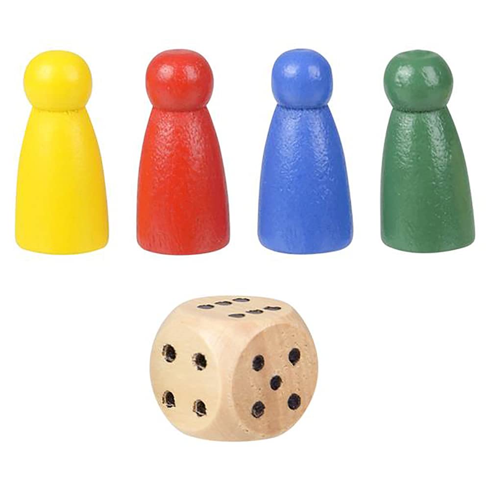 Foto 6 pulgar | Juego De Mesa The Dreidel Company Classic Wooden Snakes & Ladders - Venta Internacional.