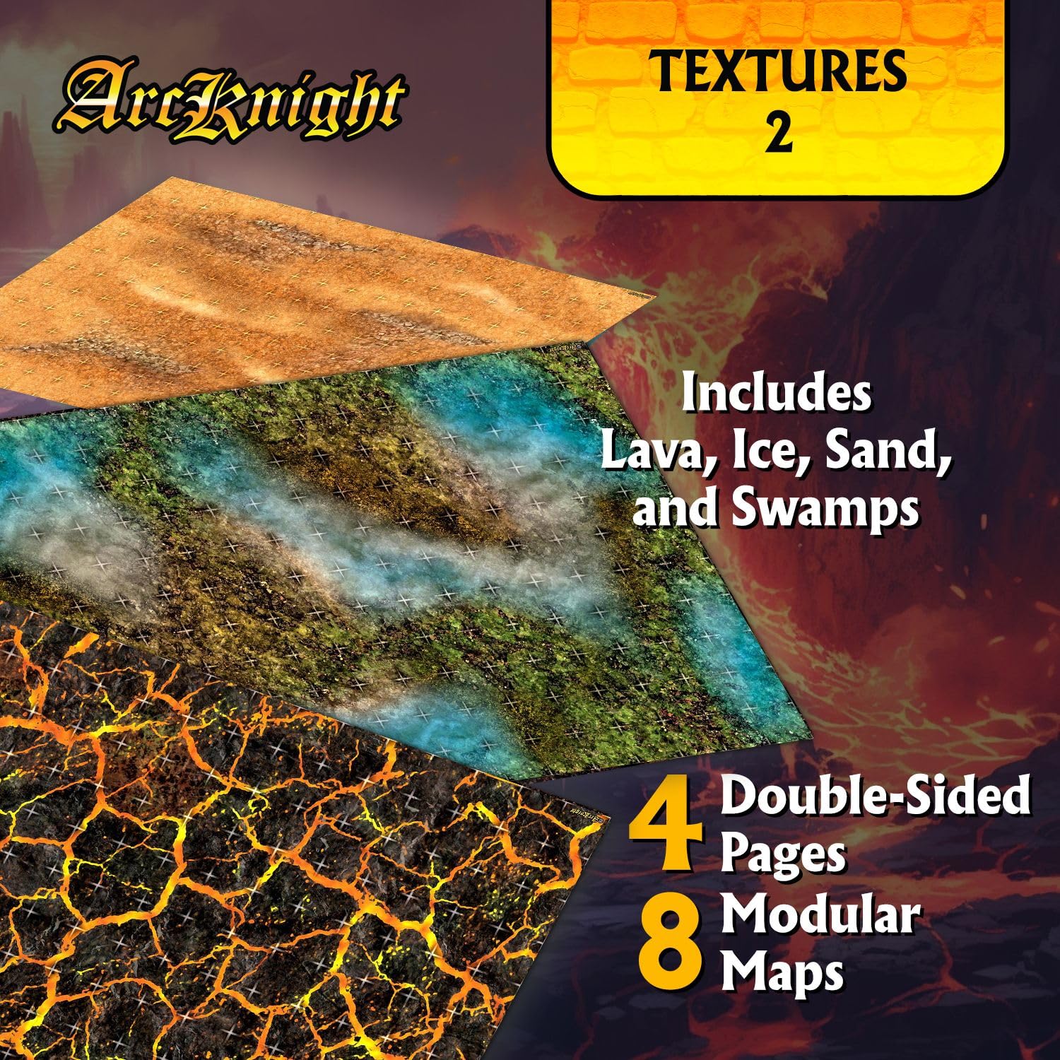 Foto 2 | Paquete De Mapas Modulares Arcknight The Textures Pack 2 Rpg - Venta Internacional.