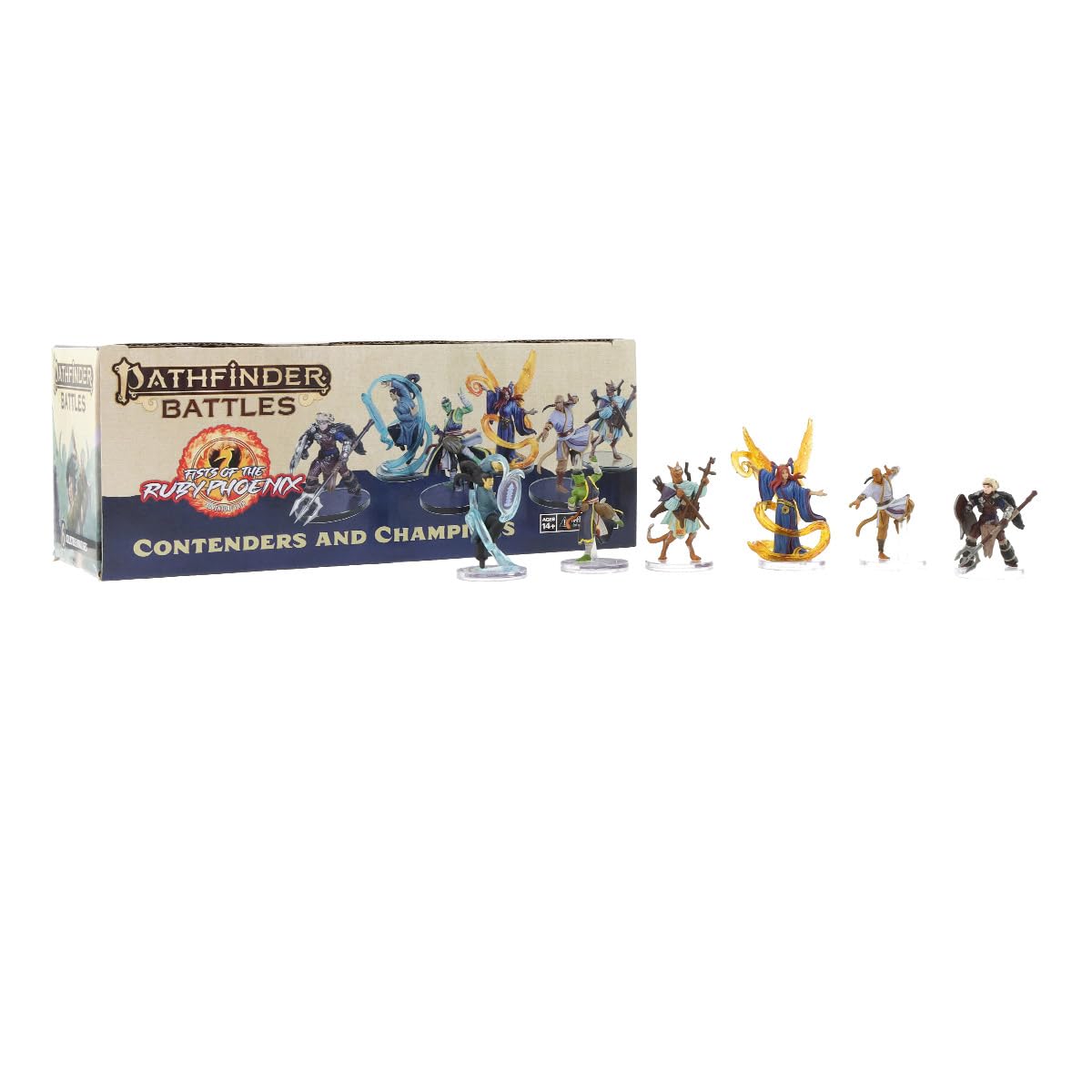 Foto 2 pulgar | Miniaturas: Wizkids Pathfinder Lucha Contra Los Puños Del Fénix Rubí - Venta Internacional.