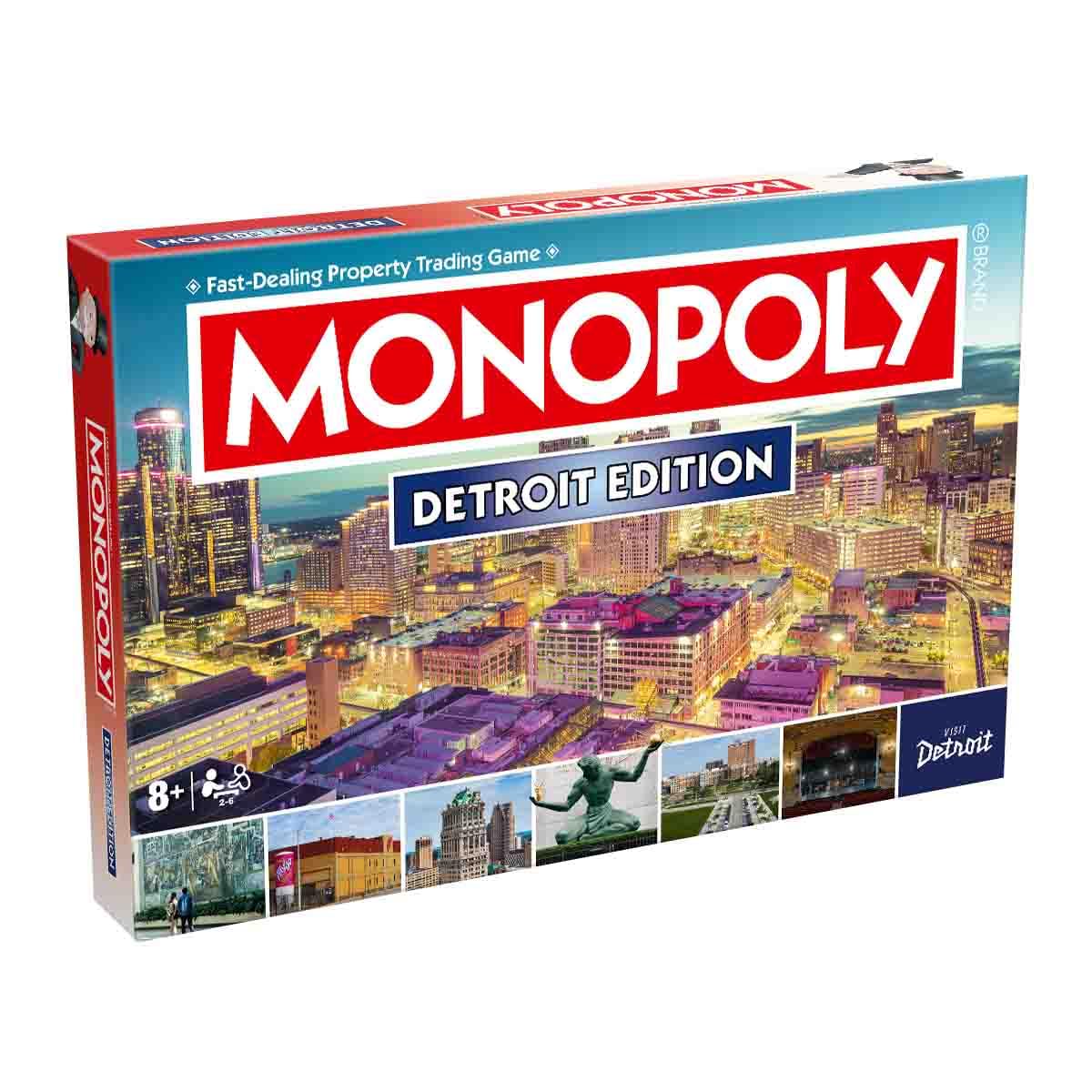 Foto 2 pulgar | Juego De Mesa Monopoly Detroit Mi Edition Para 2-6 Jugadores - Venta Internacional.