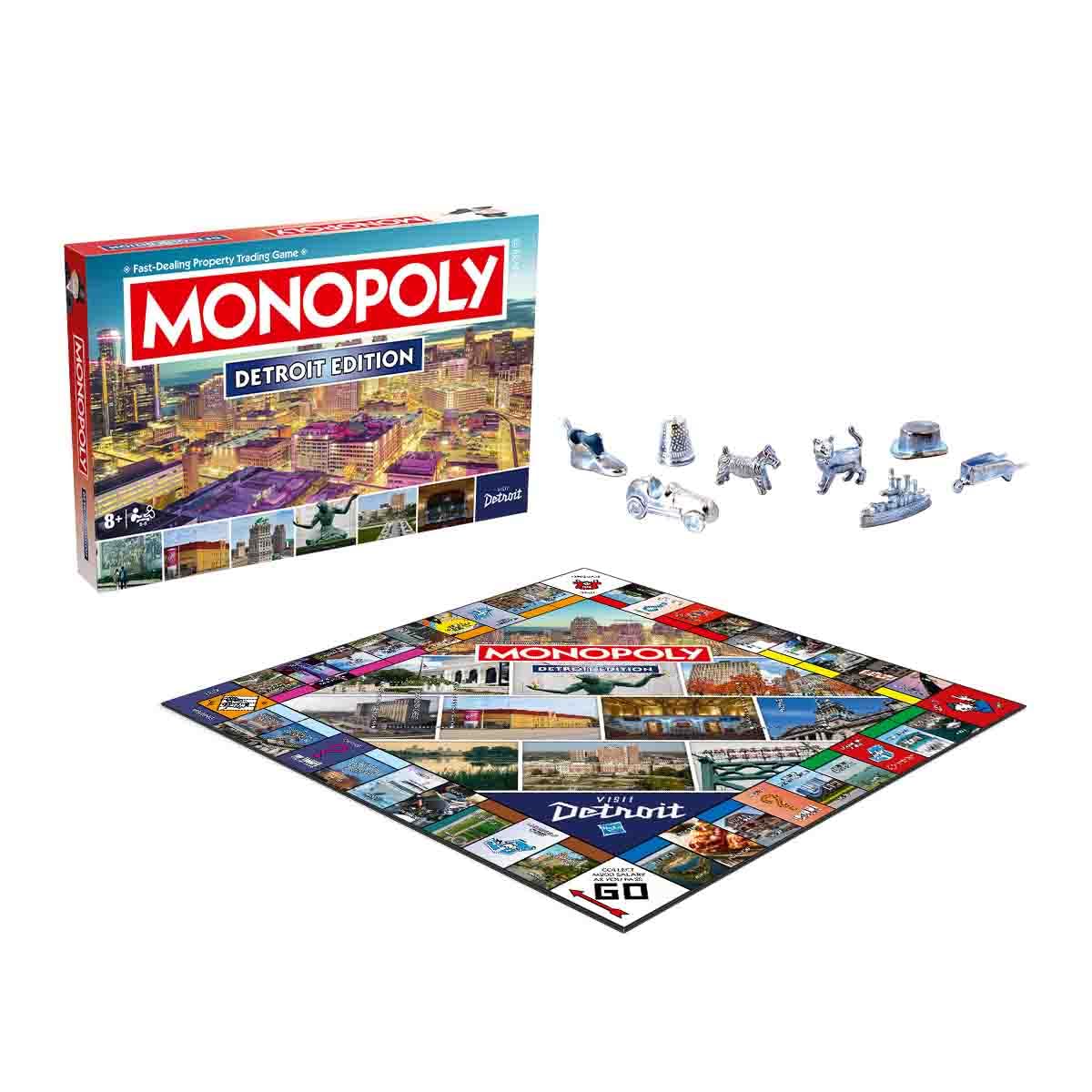Foto 3 pulgar | Juego De Mesa Monopoly Detroit Mi Edition Para 2-6 Jugadores - Venta Internacional.