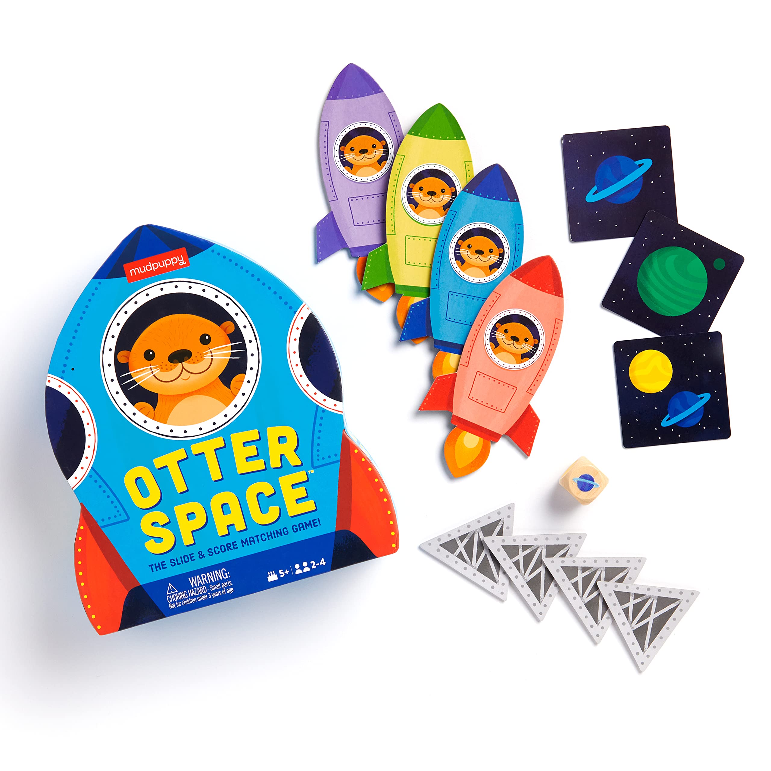 Foto 3 pulgar | Juego De Memoria Mudpuppy Otter Space Furry Kids 5+ Years - Venta Internacional.