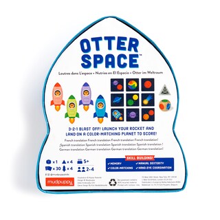 Foto 5 | Juego De Memoria Mudpuppy Otter Space Furry Kids 5+ Years - Venta Internacional.