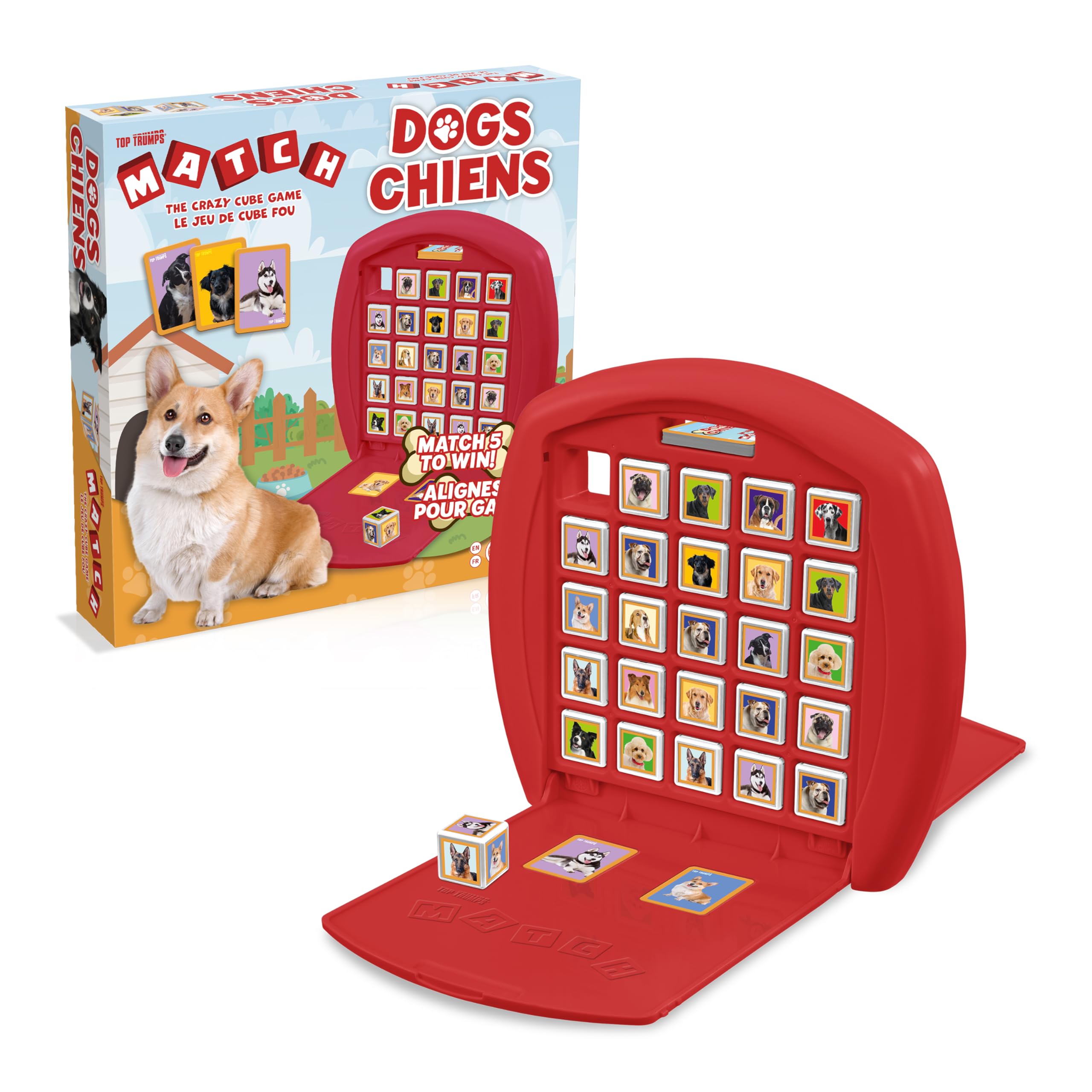 Foto 2 pulgar | Juego De Mesa Top Trumps Match Game Dogs Para Niños Mayores De 4 Años - Venta Internacional.
