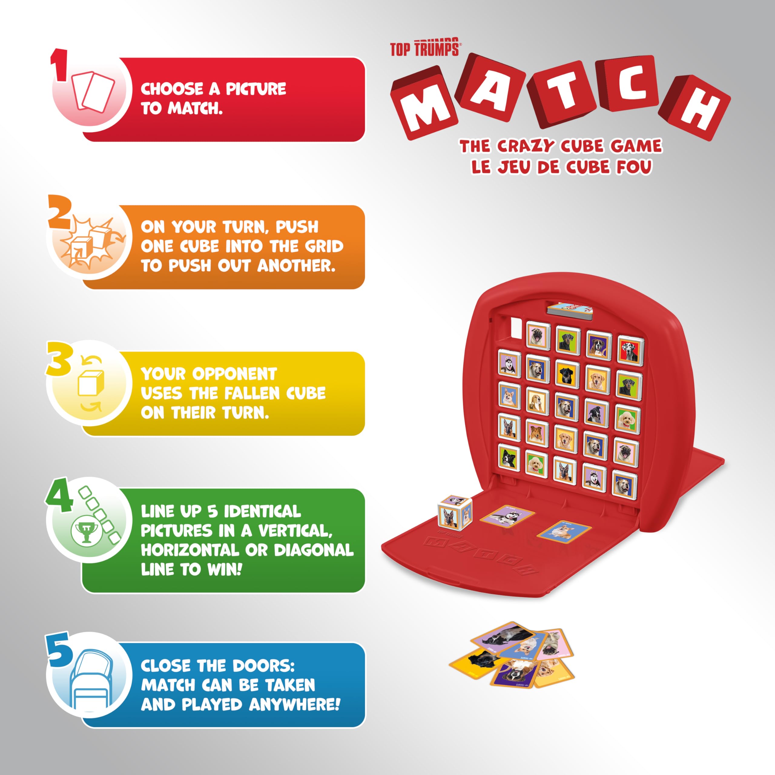 Foto 6 pulgar | Juego De Mesa Top Trumps Match Game Dogs Para Niños Mayores De 4 Años - Venta Internacional.