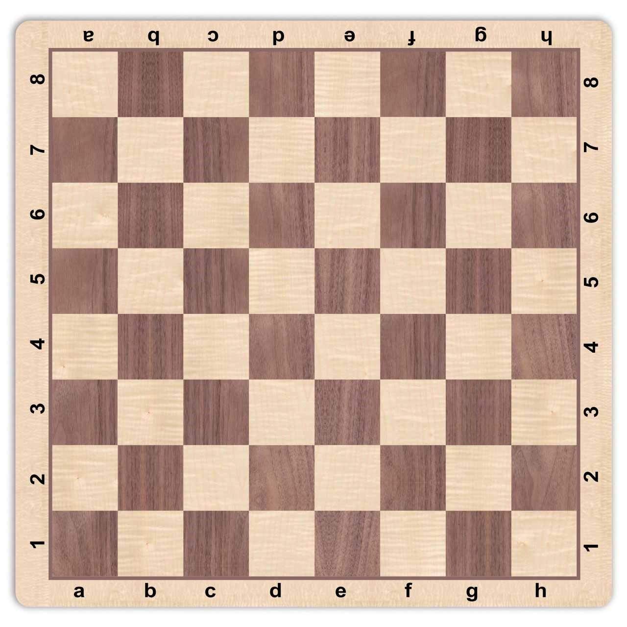 Alfombrilla De Ratón Para Tablero De Ajedrez We Games De 50,8 Cm Con Diseño De Madera De Nogal - Venta Internacional.