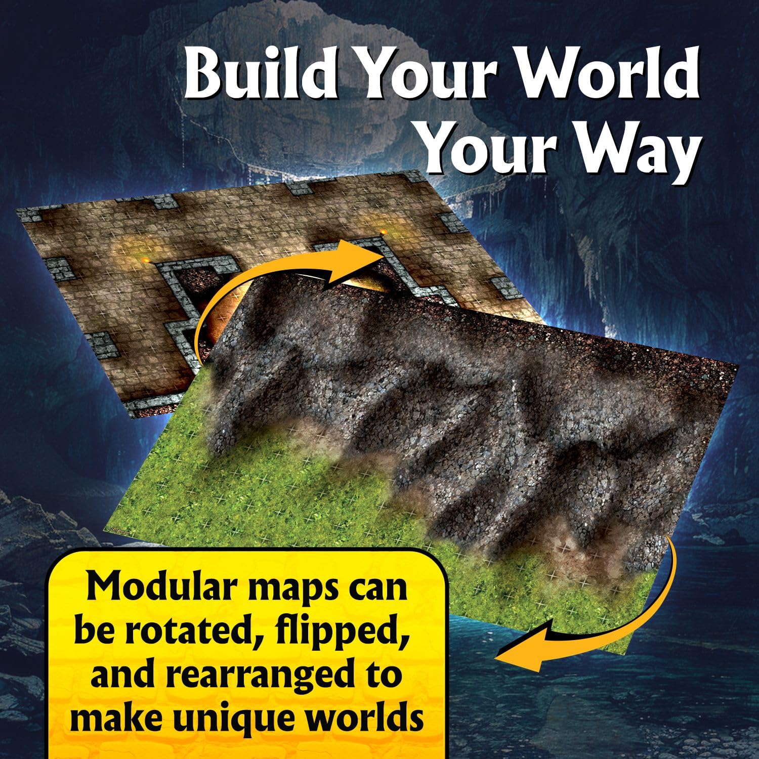 Foto 3 | Juego De Rol Modular Battlemaps Arcknight The Winding Caverns X16 - Venta Internacional.