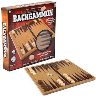 Foto 1 | Juego De Mesa The Dreidel Company Classic Wooden Backgammon 10 - Venta Internacional.