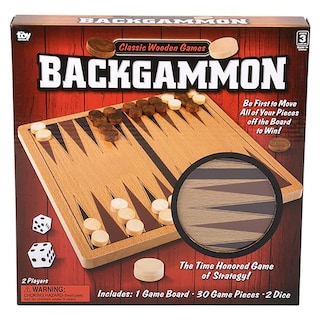 Foto 3 | Juego De Mesa The Dreidel Company Classic Wooden Backgammon 10 - Venta Internacional.