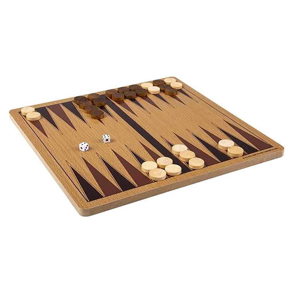 Foto 5 pulgar | Juego De Mesa The Dreidel Company Classic Wooden Backgammon 10 - Venta Internacional.