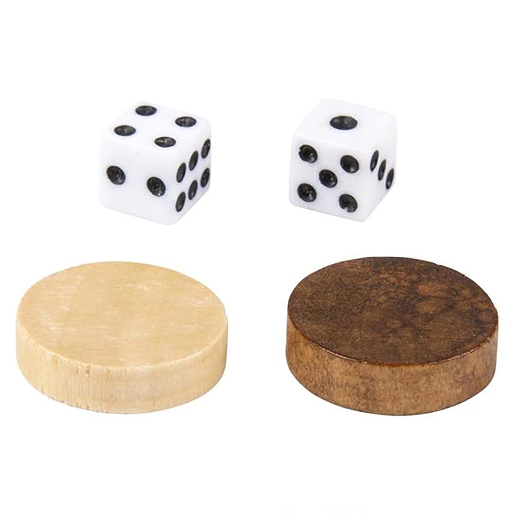 Foto 7 pulgar | Juego De Mesa The Dreidel Company Classic Wooden Backgammon 10 - Venta Internacional.