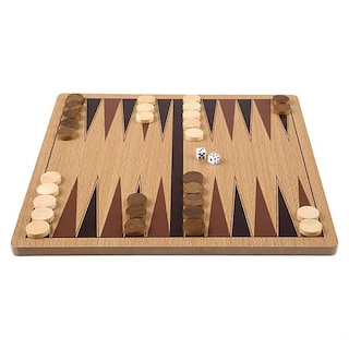 Foto 7 | Juego De Mesa The Dreidel Company Classic Wooden Backgammon 10 - Venta Internacional.