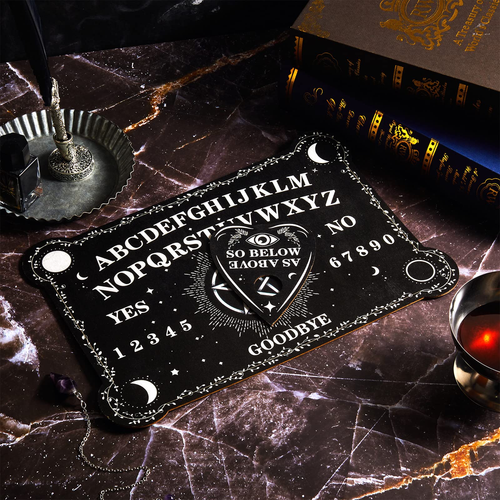 Foto 6 | Set De Mesa De Adivinación Sumind Pendulum Dowsing Con Planchette - Venta Internacional.