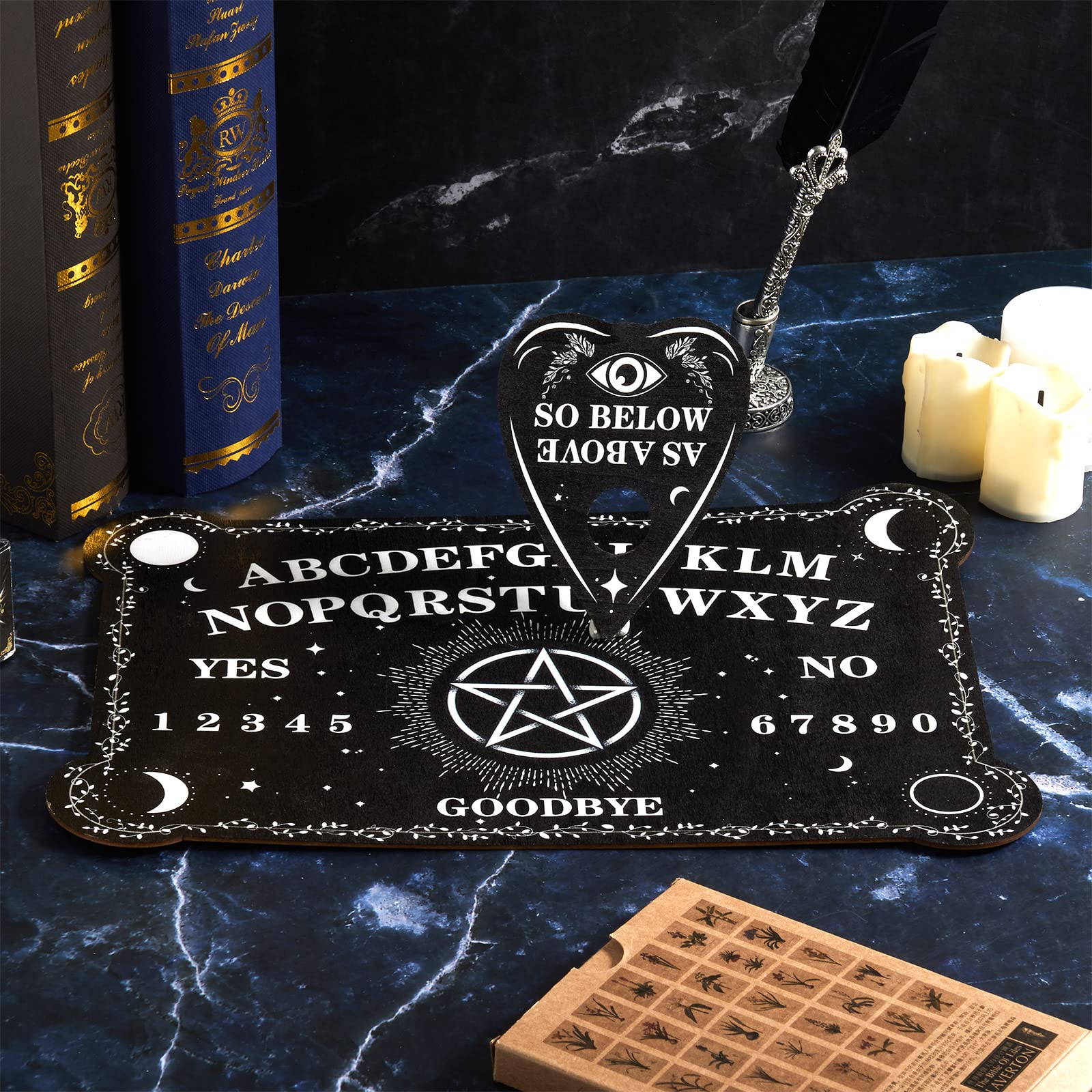Foto 7 | Set De Mesa De Adivinación Sumind Pendulum Dowsing Con Planchette - Venta Internacional.
