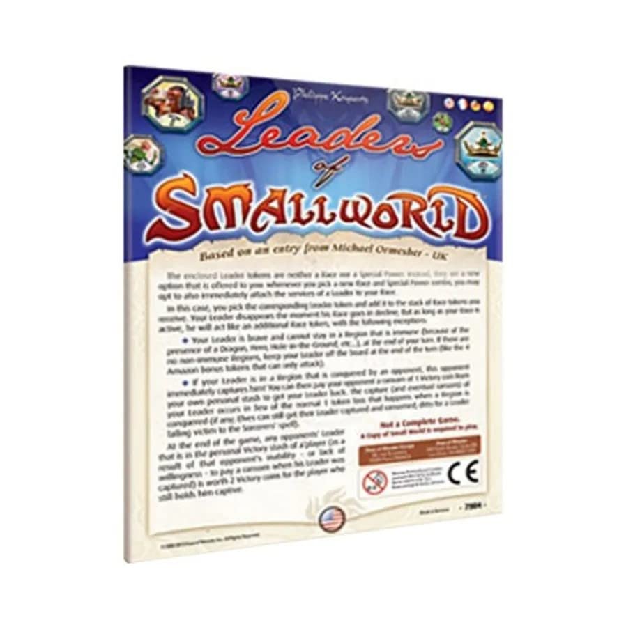 Foto 6 | La Expansión Del Juego De Mesa Leaders Of Small World Con 24 Fichas - Venta Internacional.