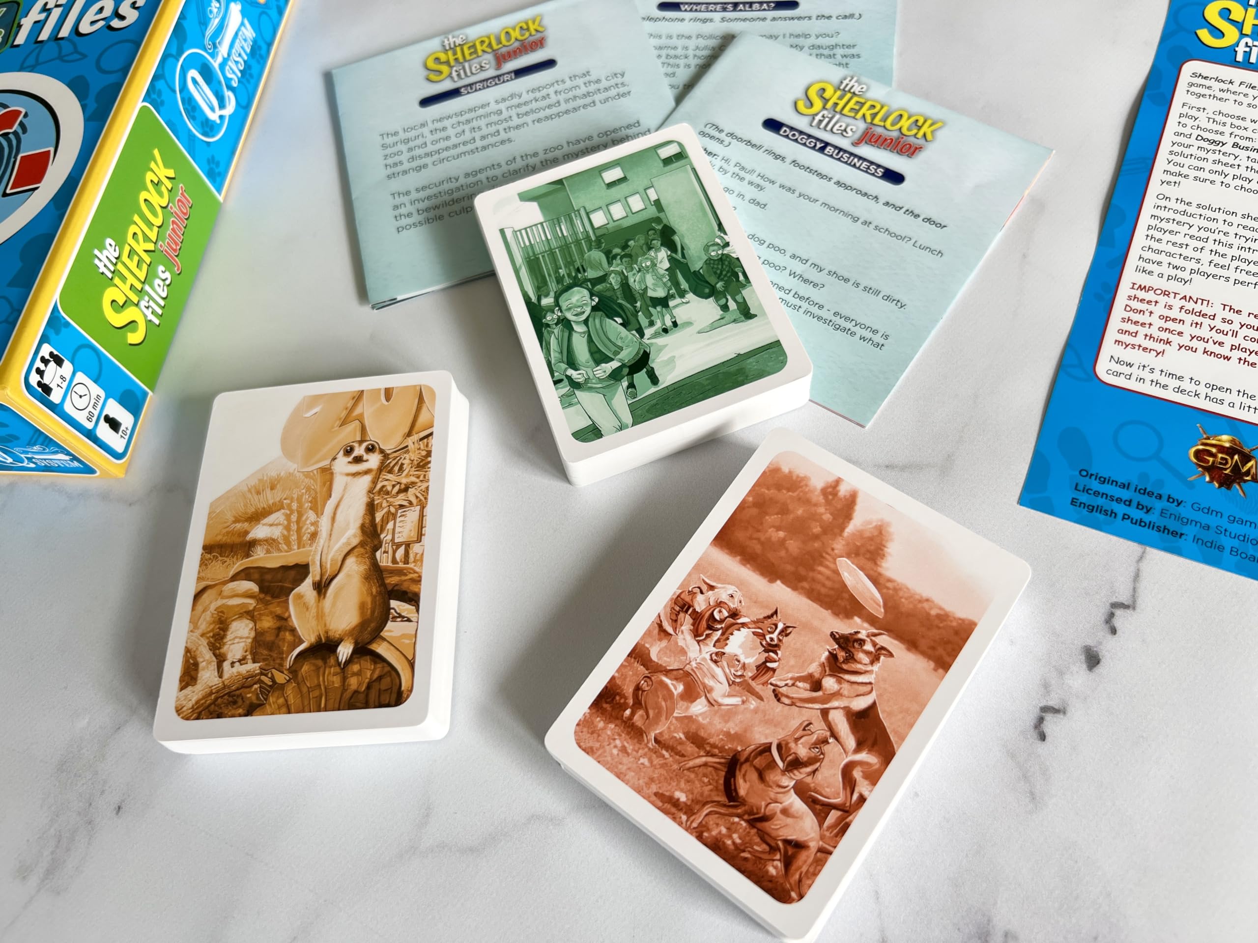 Foto 5 | Juego De Mesa Indie Boards & Cards Sherlock Files Jr. Introducción - Venta Internacional.