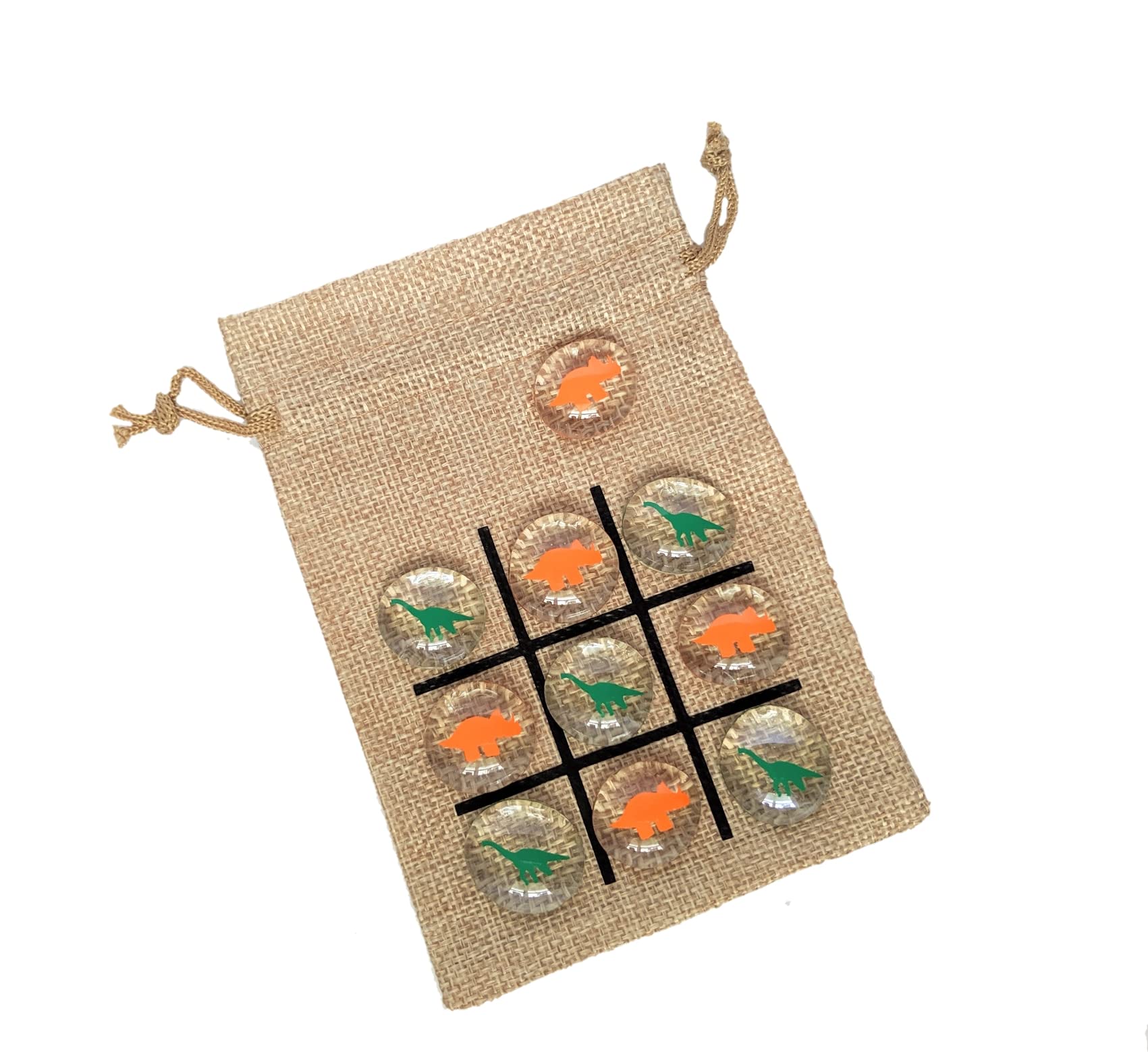 Set Tic Tac Toe Con Temática De Dinosaurio Para Fiesta De Cumpleaños - Venta Internacional.