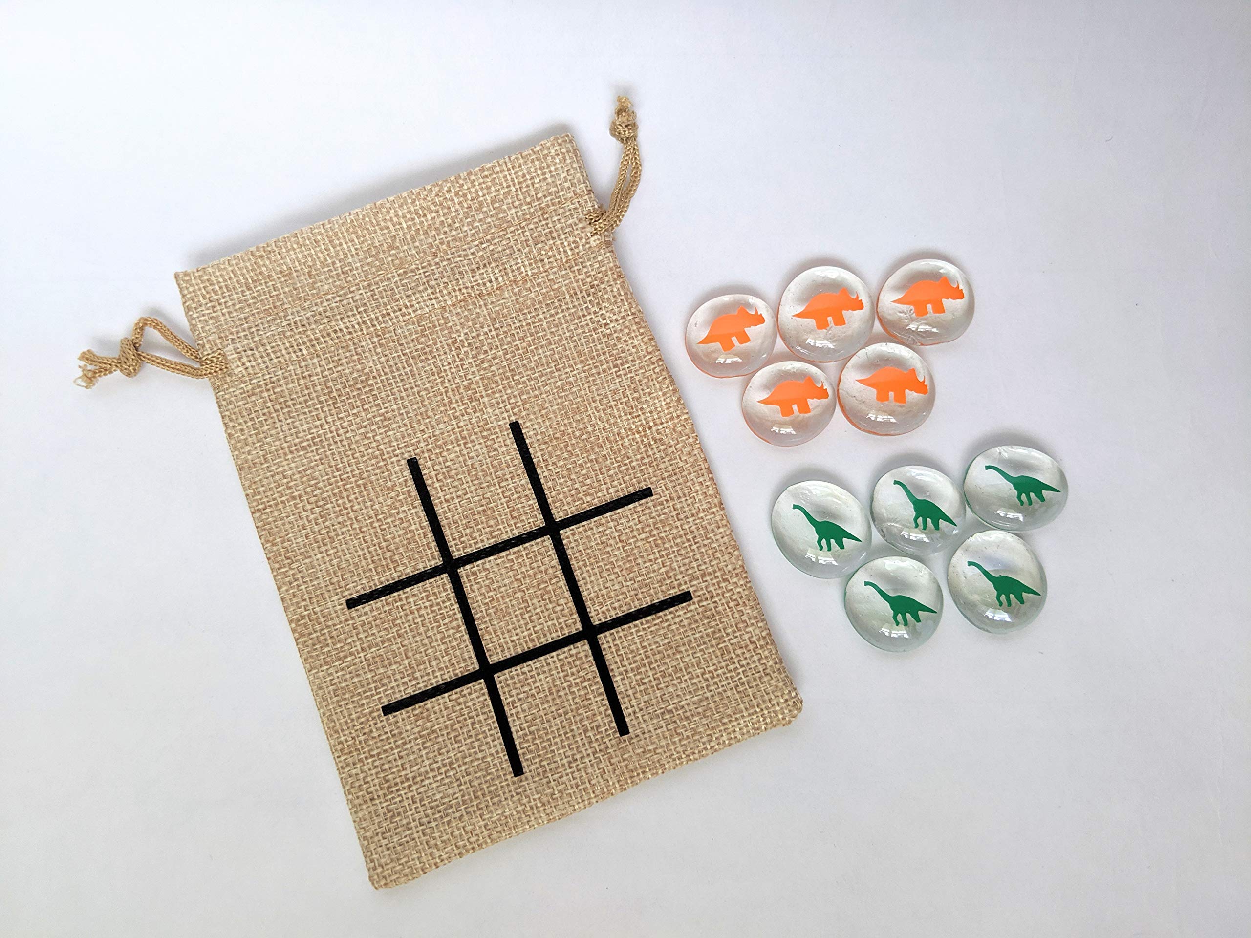 Foto 2 | Set Tic Tac Toe Con Temática De Dinosaurio Para Fiesta De Cumpleaños - Venta Internacional.