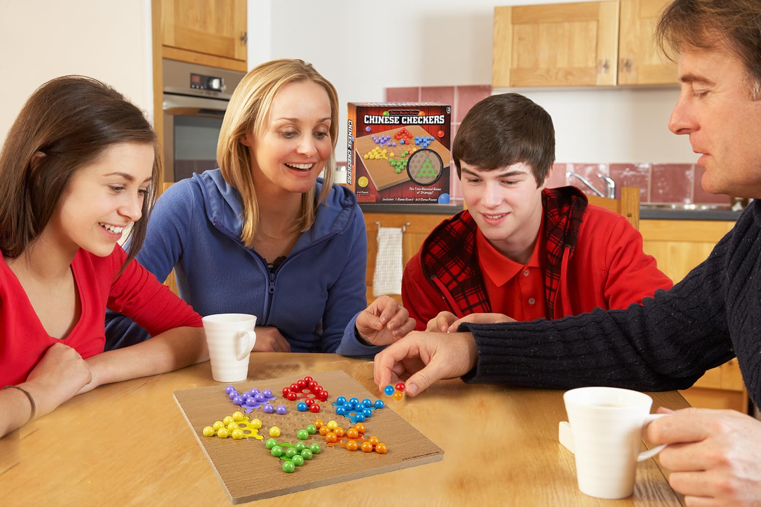 Foto 3 pulgar | Juego De Mesa The Dreidel Company Classic Wooden Chinese Checkers - Venta Internacional.