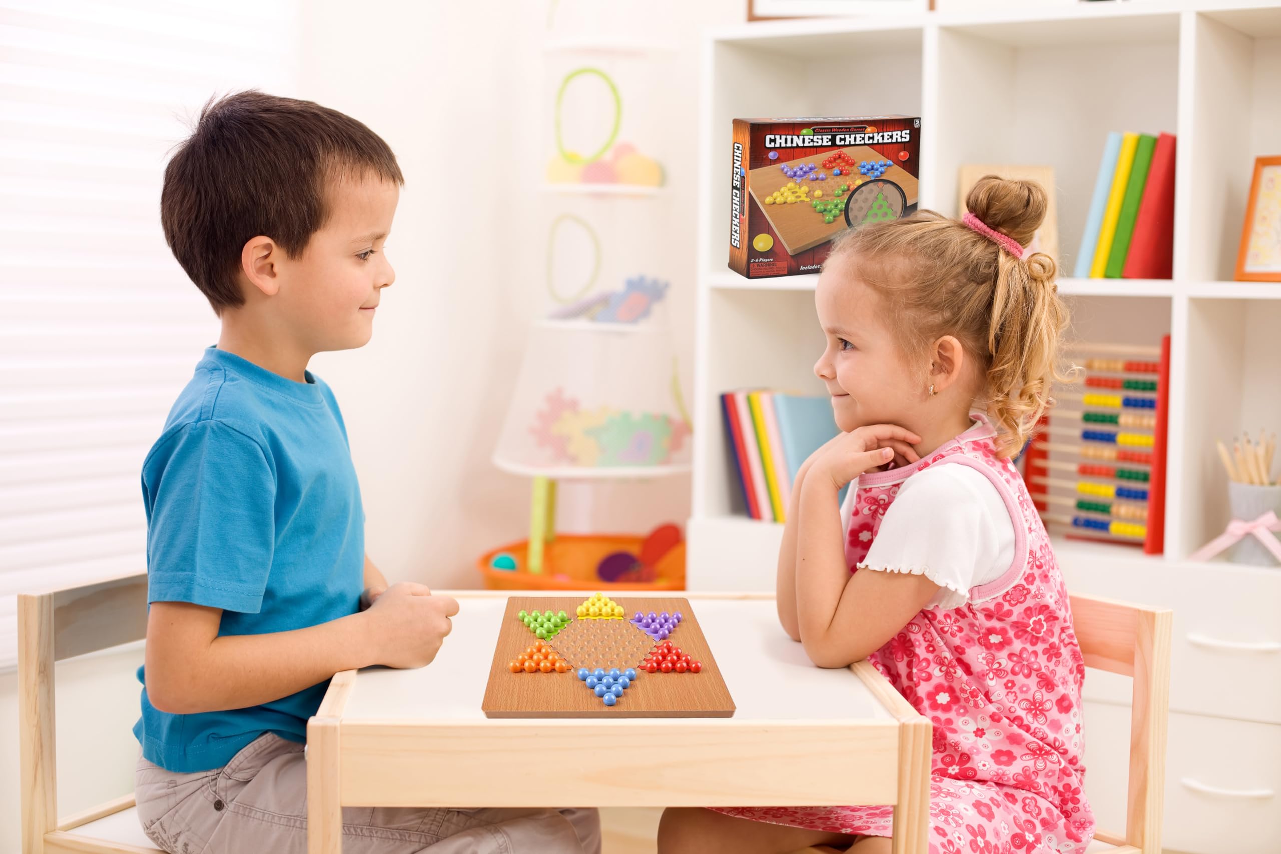 Foto 5 pulgar | Juego De Mesa The Dreidel Company Classic Wooden Chinese Checkers - Venta Internacional.
