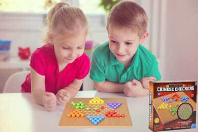 Foto 6 | Juego De Mesa The Dreidel Company Classic Wooden Chinese Checkers - Venta Internacional.