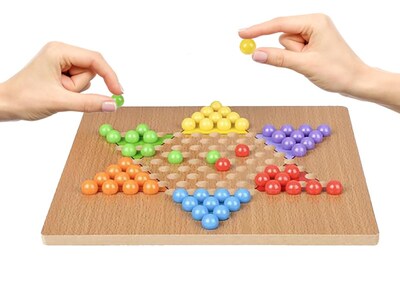 Foto 7 | Juego De Mesa The Dreidel Company Classic Wooden Chinese Checkers - Venta Internacional.