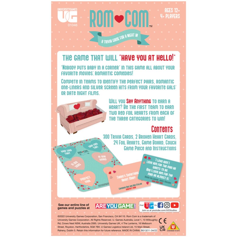 Foto 2 | Trivia Game University Games Rom Com Team 12+ Años - Venta Internacional.