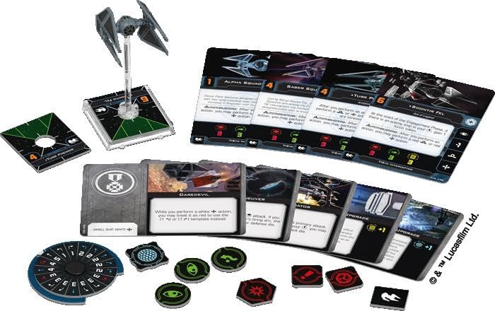 Foto 2 | Juego De Estrategia Atomic Mass Star Wars X-wing Tie/in Interceptor - Venta Internacional.