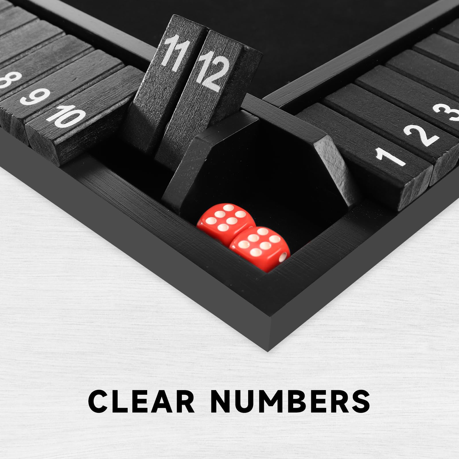 Foto 5 pulgar | Juego De Mesa Wooden Shut The Box Gse Games Para 1 A 4 Jugadores - Venta Internacional.
