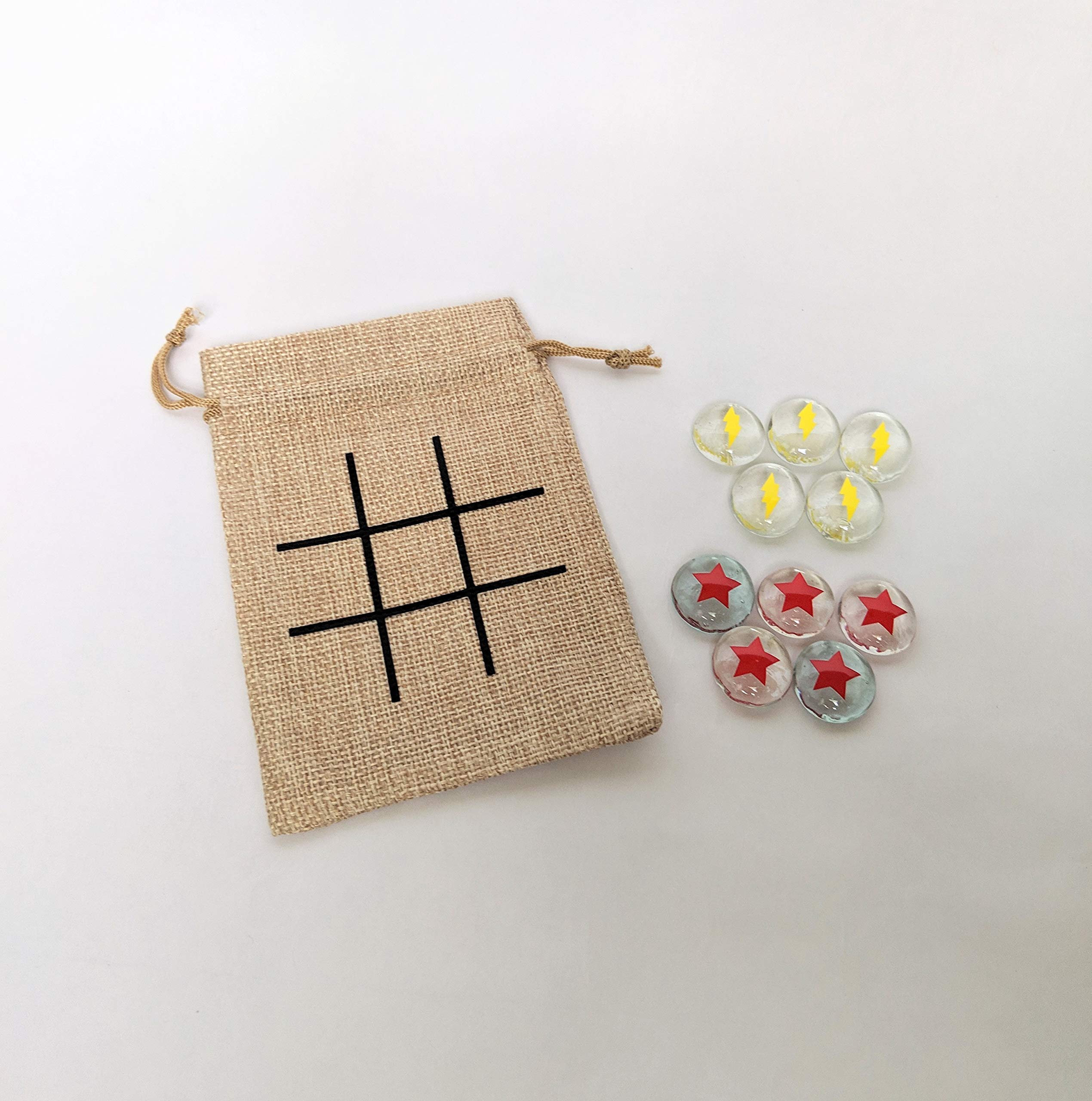Foto 2 | Set Tic Tac Toe Con Temática De Estrella Y Rayo Para Fiesta De Cumpleaños - Venta Internacional.
