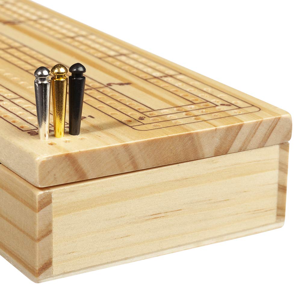 Foto 7 pulgar | Set Cribbage We Games De Madera Para 3 Jugadores Con Pinzas De Fácil Agarre - Venta Internacional.