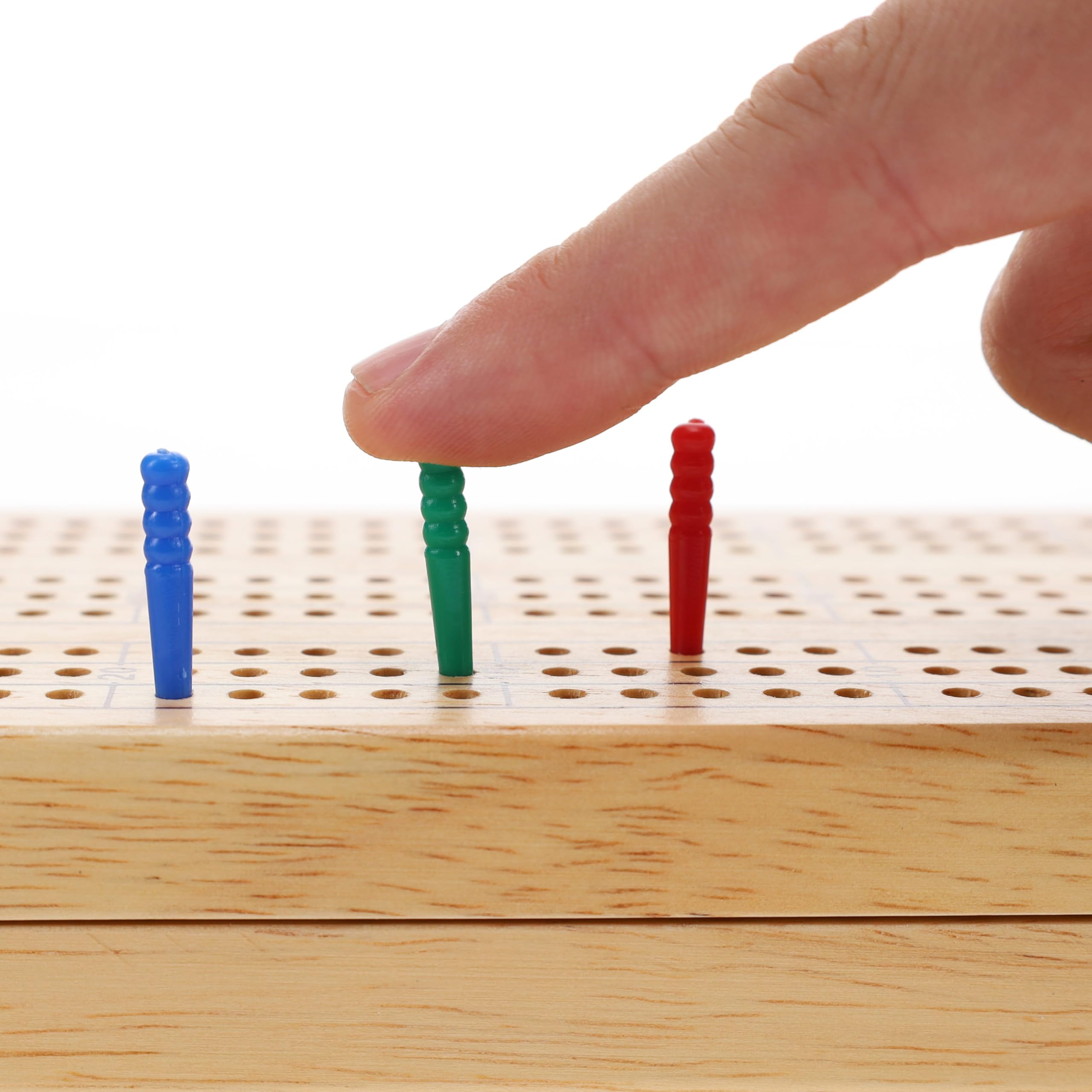 Foto 3 | Pinzas Cribbage We Games 48 Estándar De Plástico Con Diseño Cónico - Venta Internacional.