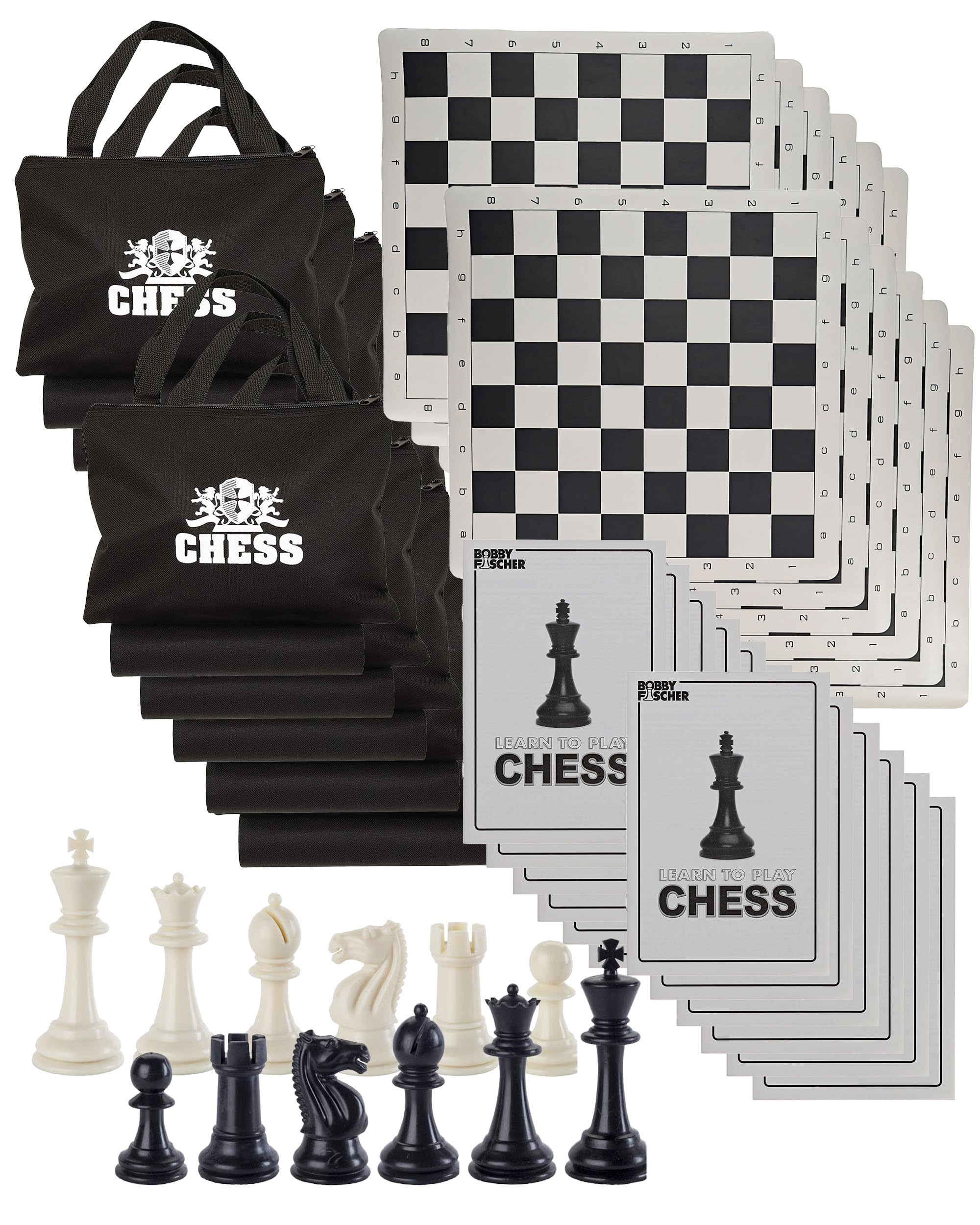 Foto 1 | Set De Ajedrez We Games Tournament Con Tablero De Ajedrez Y Bolsa De 34 Piezas - Venta Internacional.