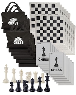 Foto 1 | Set De Ajedrez We Games Tournament Con Tablero De Ajedrez Y Bolsa De 34 Piezas - Venta Internacional.