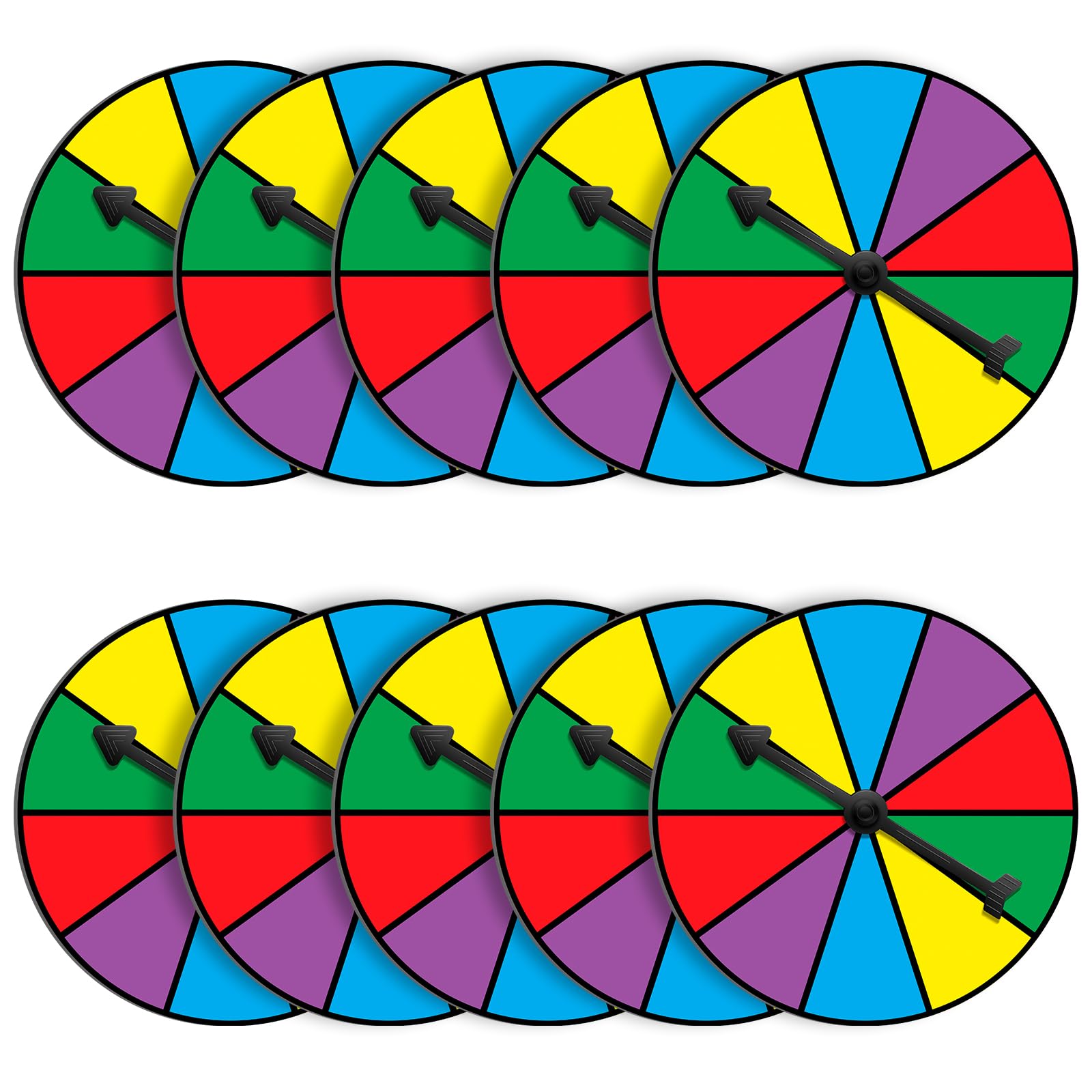 Foto 2 pulgar | Game Spinner Wheel Chivao, 10 Juegos Con Tablero De Matemáticas Borrable - Venta Internacional.