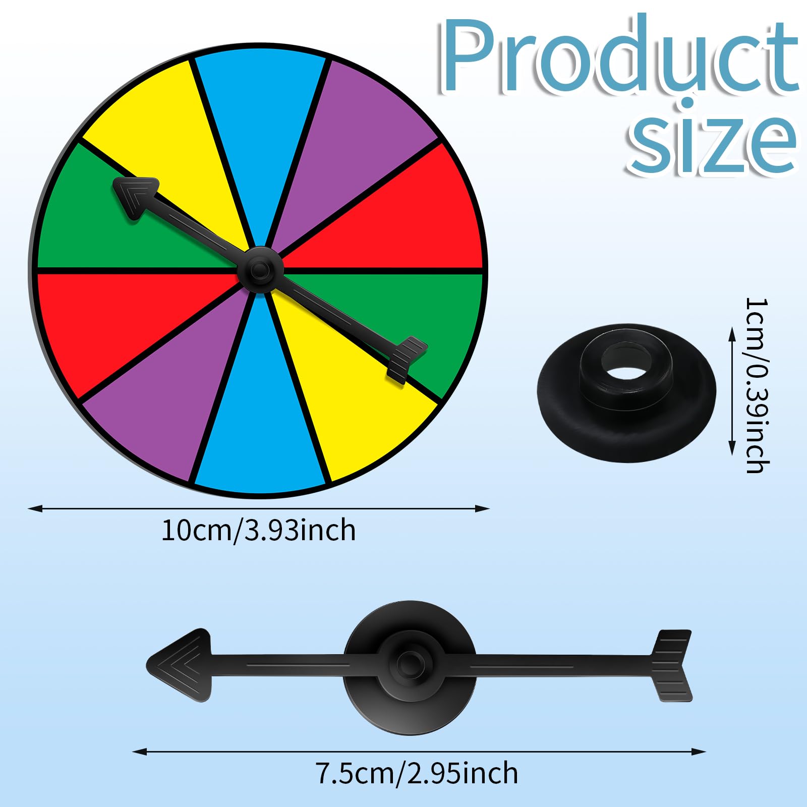 Foto 3 pulgar | Game Spinner Wheel Chivao, 10 Juegos Con Tablero De Matemáticas Borrable - Venta Internacional.