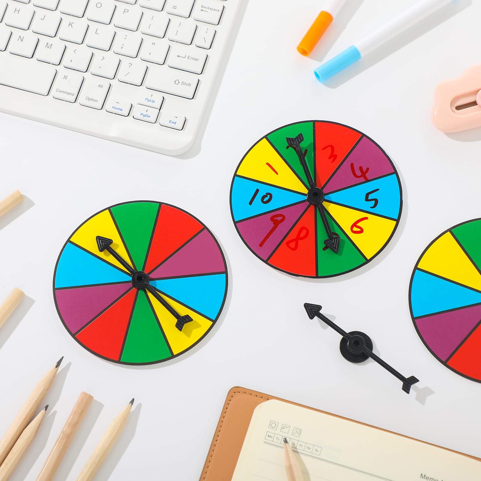 Foto 4 pulgar | Game Spinner Wheel Chivao, 10 Juegos Con Tablero De Matemáticas Borrable - Venta Internacional.