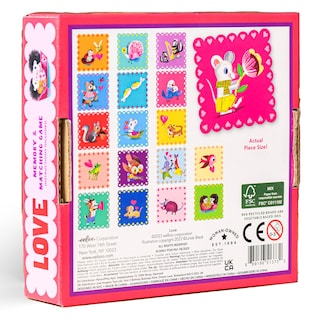 Foto 2 | Juego De Memoria Y Combinación Eeboo Love Little Square Desde Hace Más De 3 Años - Venta Internacional.