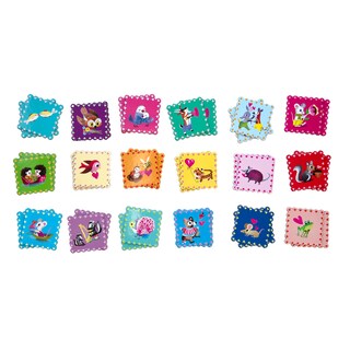 Foto 3 | Juego De Memoria Y Combinación Eeboo Love Little Square Desde Hace Más De 3 Años - Venta Internacional.