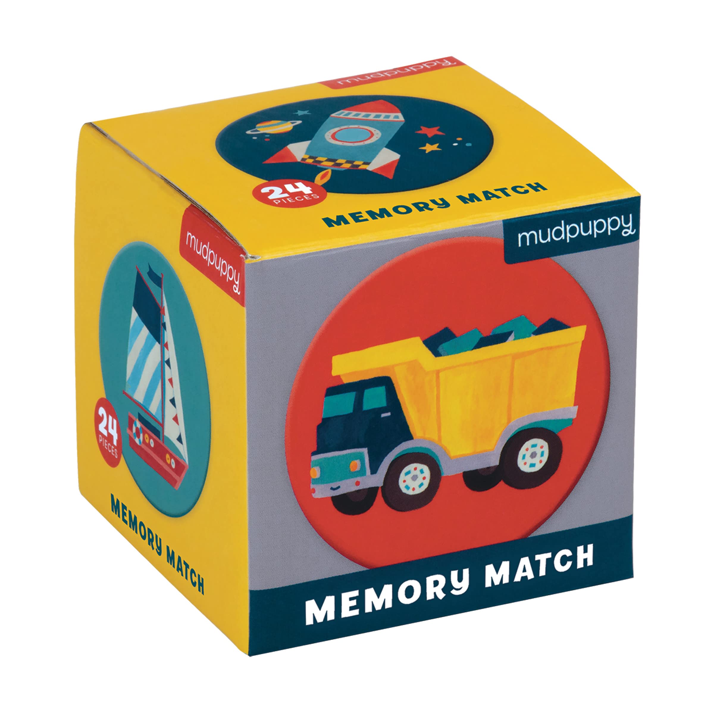Foto 2 pulgar | Juego De Memoria Mudpuppy Transportation Mini 24 Piezas 3+ - Venta Internacional.