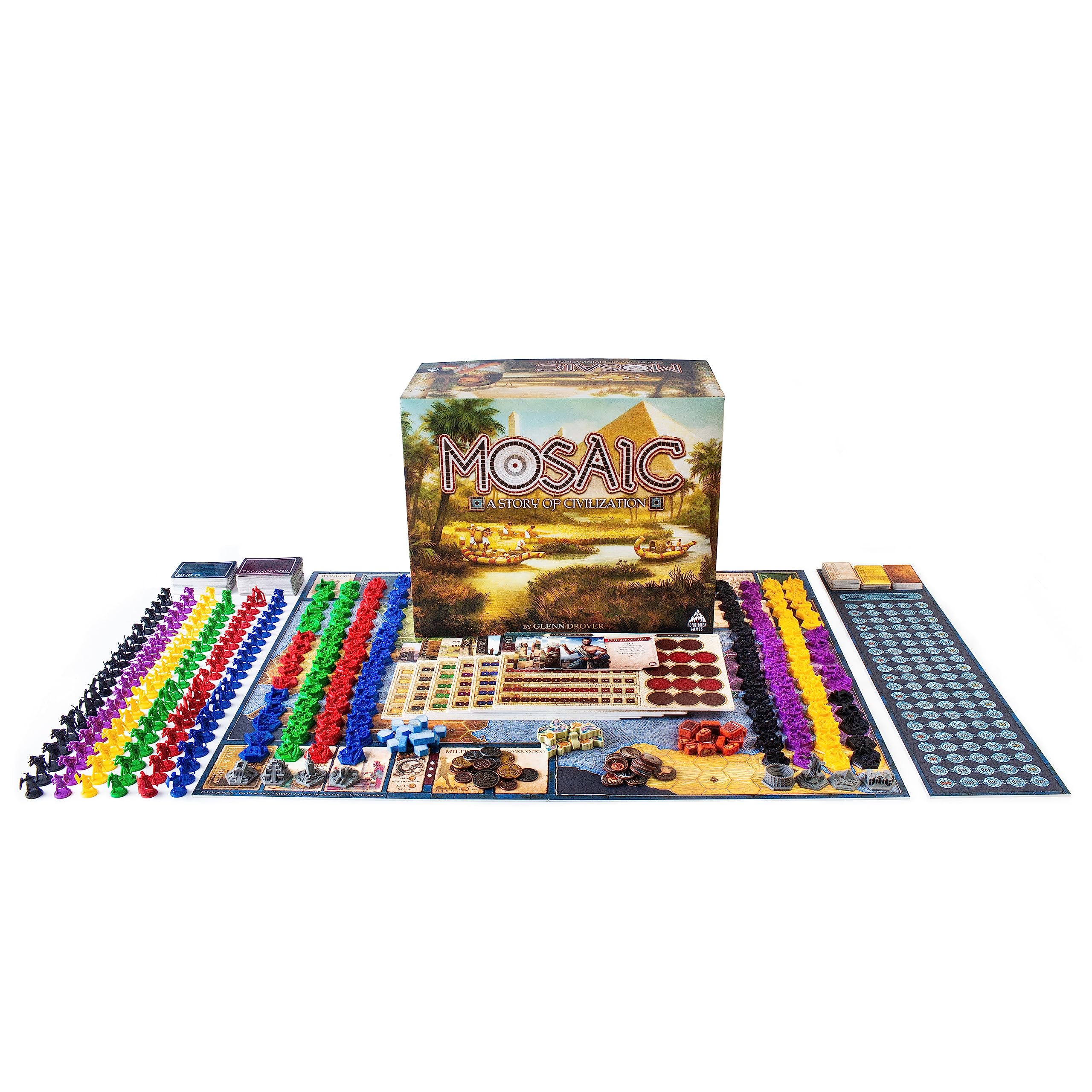 Foto 3 pulgar | Juego De Mesa Mosaic: A Story Of Civilization Colossus Edition - Venta Internacional.