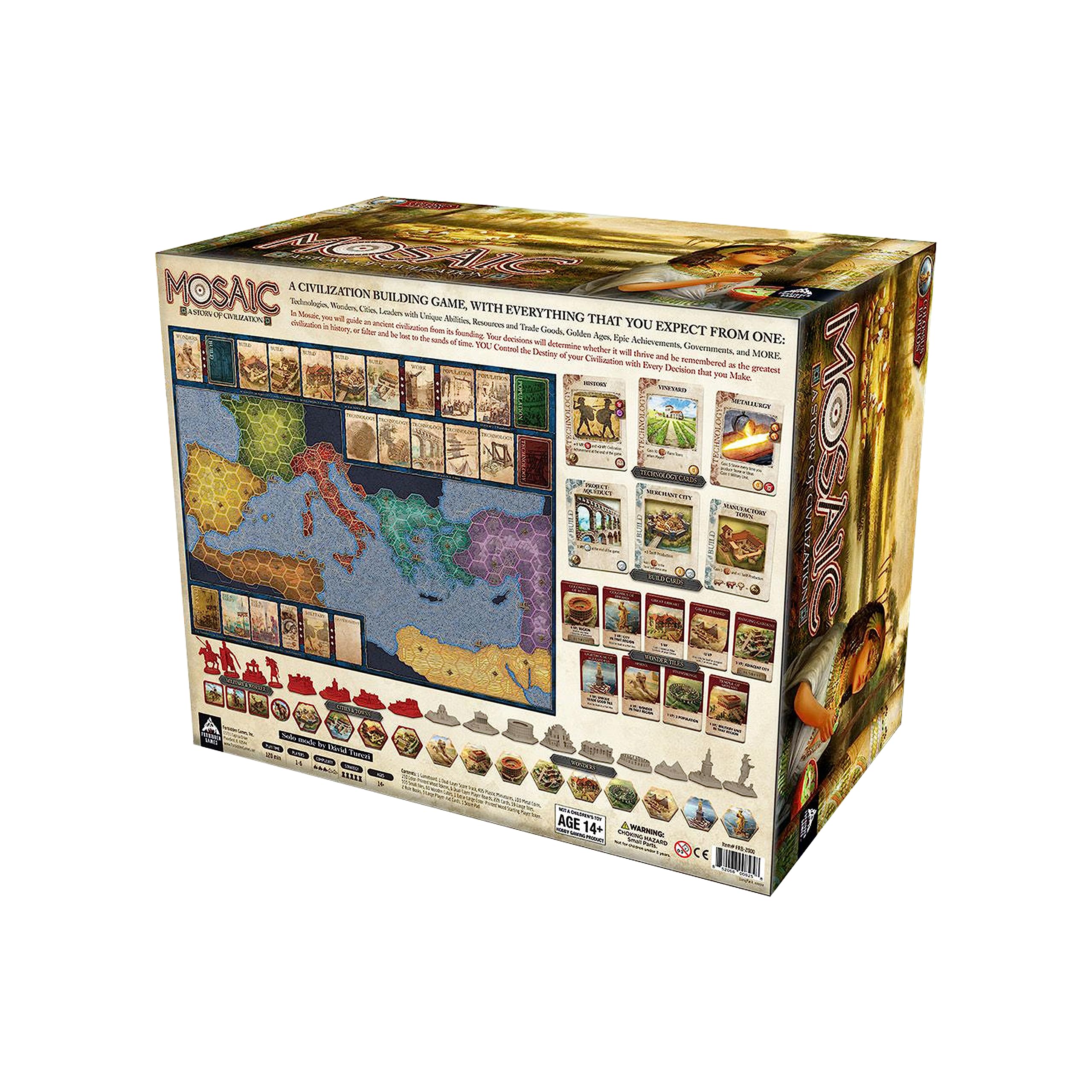 Foto 4 pulgar | Juego De Mesa Mosaic: A Story Of Civilization Colossus Edition - Venta Internacional.
