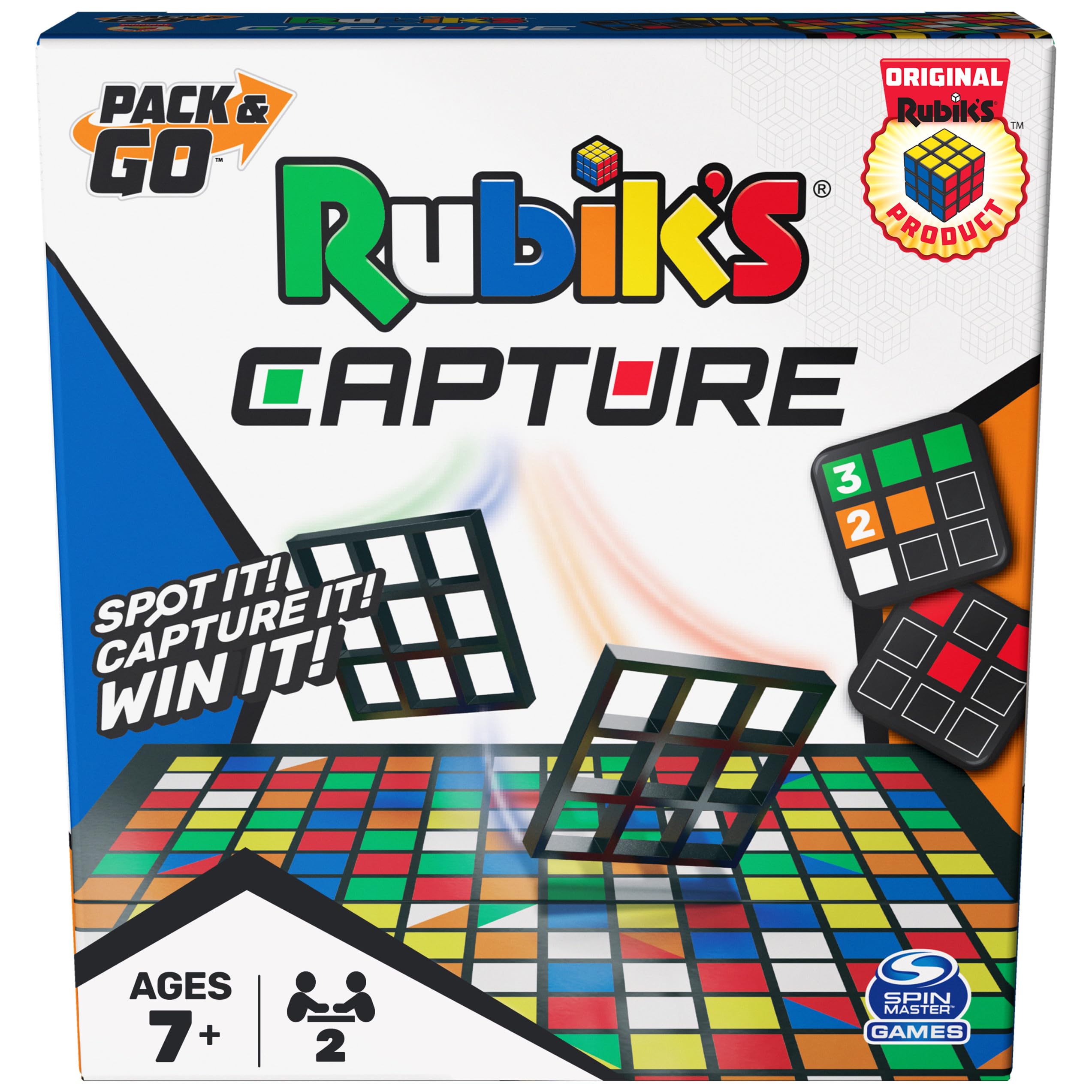 Foto 2 pulgar | Juego De Mesa Rubik's Capture Pack & Go Travel Edition - Venta Internacional.