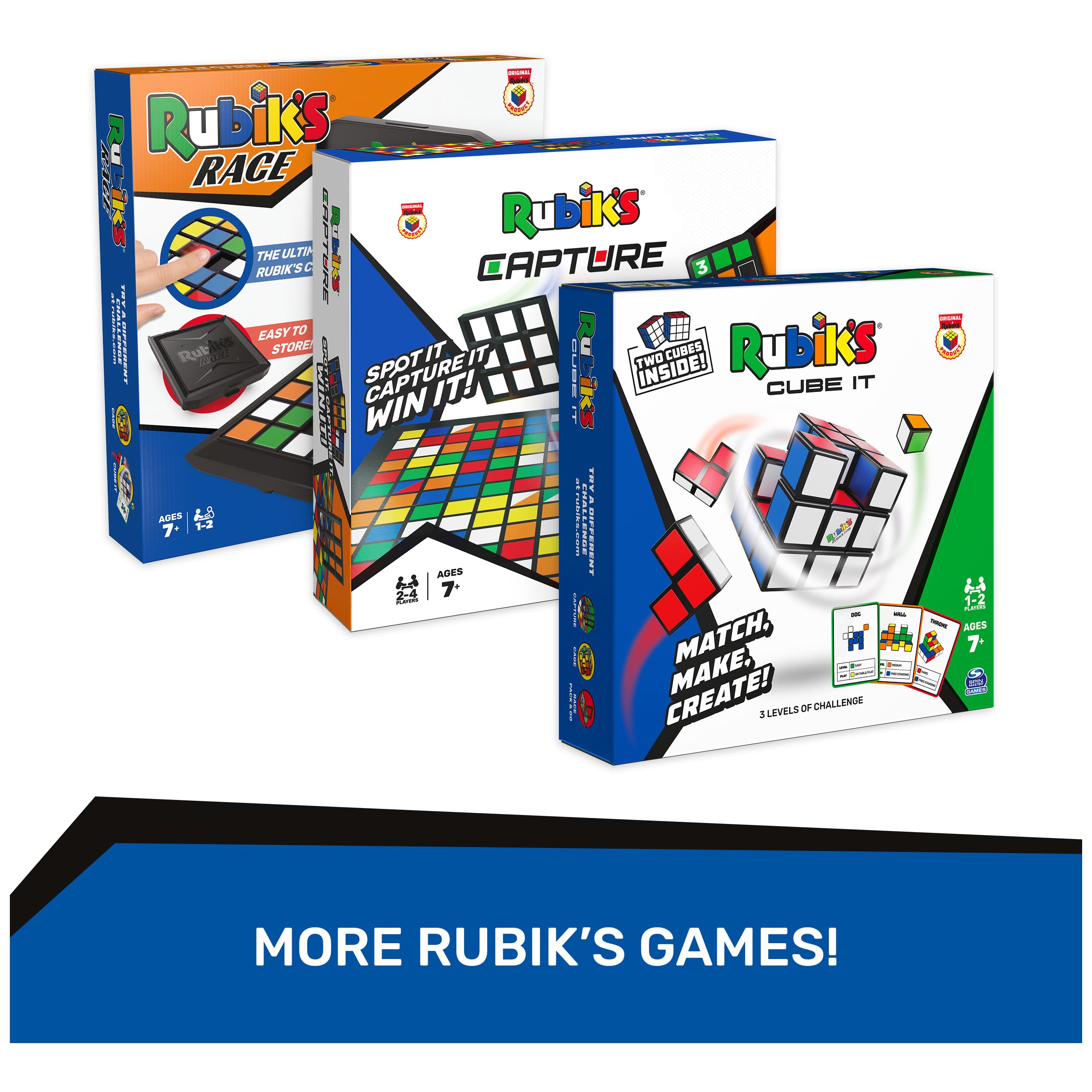 Foto 6 pulgar | Juego De Mesa Rubik's Capture Pack & Go Travel Edition - Venta Internacional.