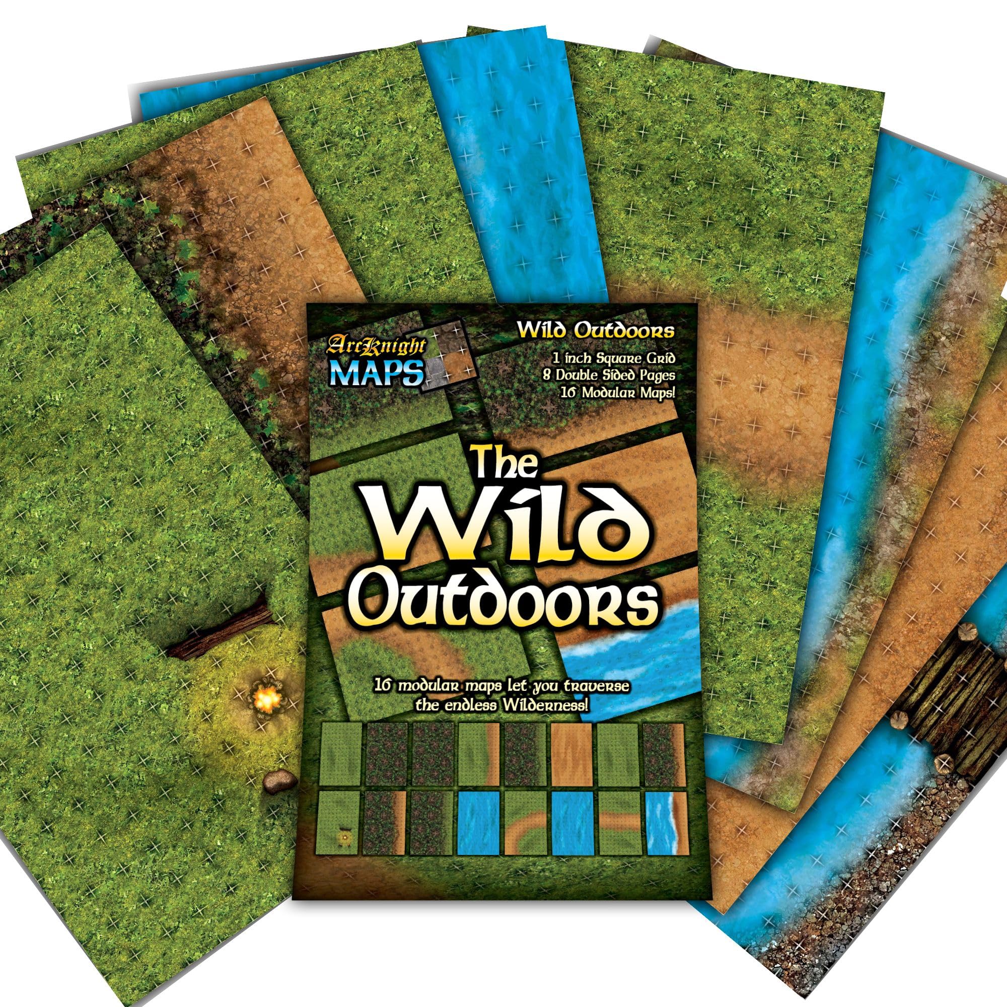 Foto 2 pulgar | Mapas Rpg Modulares Arcknight The Wild Outdoors Juegos De Rol - Venta Internacional.