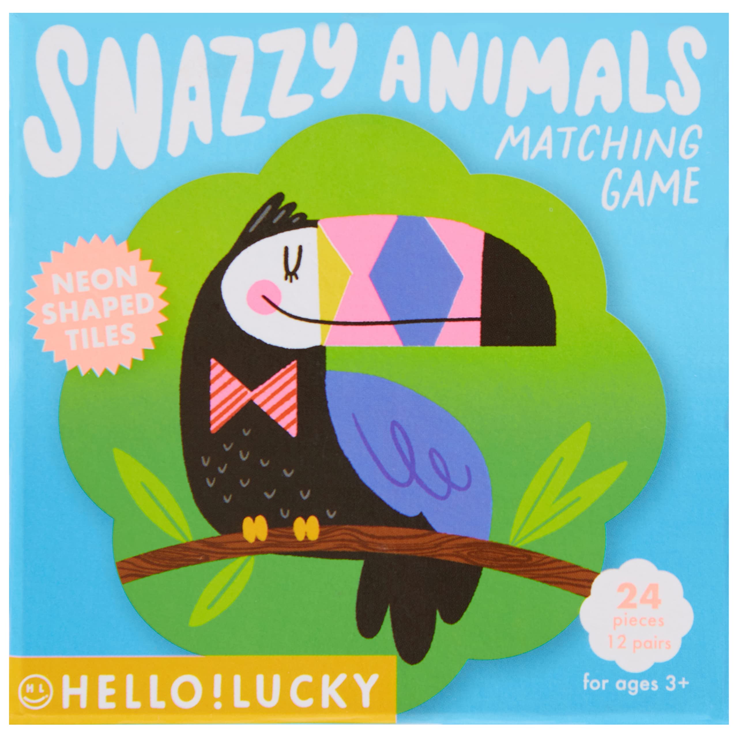 Foto 3 pulgar | Juego Memory Match C.r. Gibson Bgm-25078 Snazzy Animals Kids - Venta Internacional.